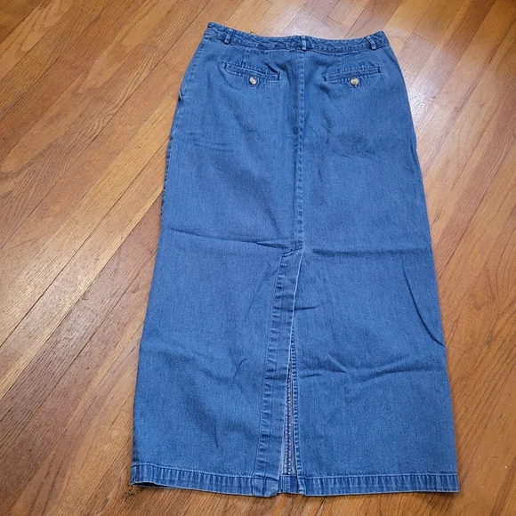 Denim Pencil Skirt - Picture 2 of 3